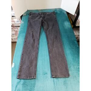 Marc Anthony Jeans Size 34x34 Mens Black Pants Stretch Mid Rise Slim Straight